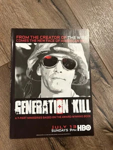 GENERATION KILL 8”x 11” Poster Druck Werbung Foto TV Mini Serie The Wire - Bild 1 von 1