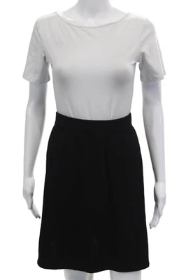 Minifalda negra sin forro para mujer St. John Collection By Marie gris talla 6 Foto 1 de 4