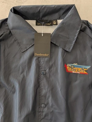 NUEVA Chaqueta Cortavientos Dunbrooke Coaches Para Hombres XL Frontal a Presión Dobladillo Forrado Cordón  Foto 1 de 4