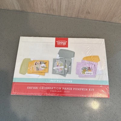 Stampin' UP! Paper Pumpkin REFILL February 2022 SAFARI CELEBRATION NO STAMPS/INK - Image 1 of 2