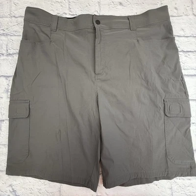 Orvis Cargo Shorts Mens 40 Khaki Gray Outdoor Hiking Utility Gorpcore Tactical - Image 1 of 4