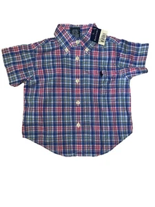 Polo Ralph Lauren Niños Manga Corta Talla 9 Meses NUEVO CON ETIQUETAS A013 - Imagen 1 de 6