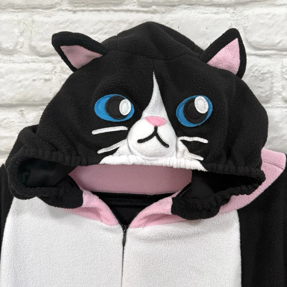 Disfraz de Halloween de una pieza de gato negro adulto talla L a 2X envío rápido de gran tamaño Foto 1 de 4