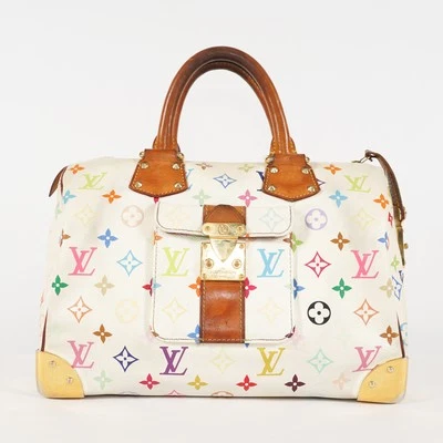 Louis Vuitton Takashi Murakami 2009 Multicolor Speedy 30 Monogram 06E027920030 - Image 1 of 4
