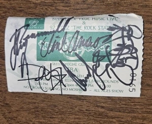 Boleto firmado 12 piedras - Christian Rock Nu Metal - Imagen 1 de 2