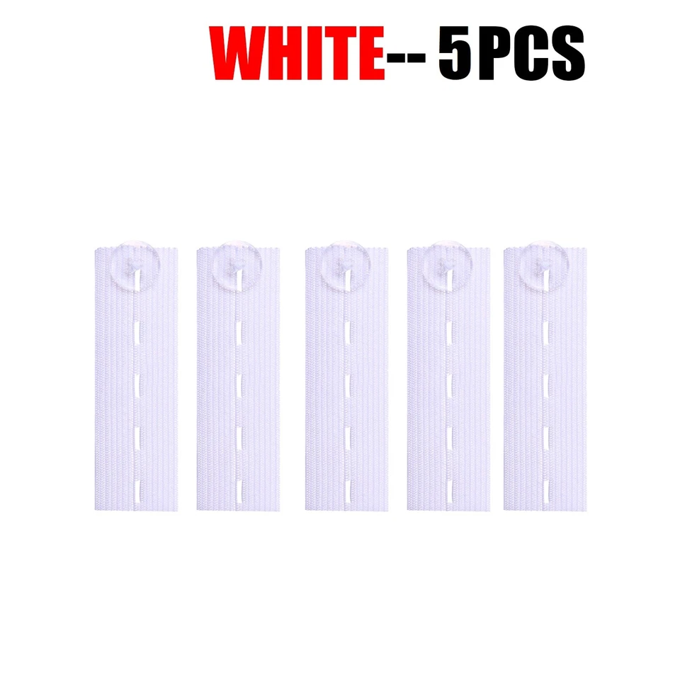 Extensores de cintura ajustables 5 piezas extensores de cintura elásticos para jeans, pantalones Foto 1 de 4