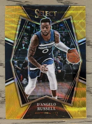 Panini Select D'ANGELO RUSSELL 2021-22 Premier Level #196 Gold Wave Foto 1 de 2