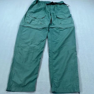 Pantalones de Senderismo Convertibles REI De Colección Hombres Medianos Verdes Cremallera Carga Exterior - Imagen 1 de 14