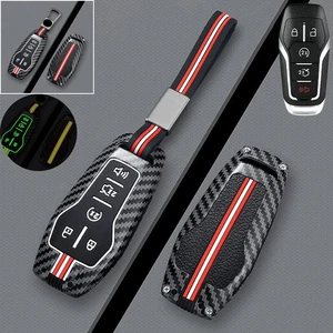 Zinc Alloy Silicone Car Key Case Cover For Ford Explorer Taurus Mondeo Mustang - Picture 1 of 7