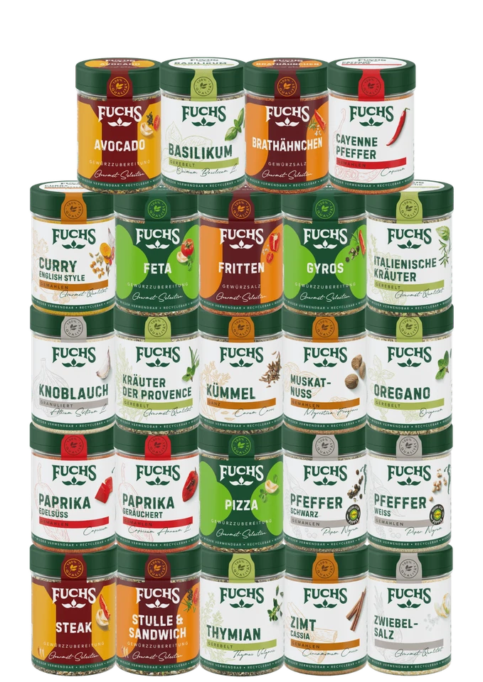 FUCHS 24er Gewürzsortiment Gewürzsets 1stk 4027900090982 - Bild 1 von 1