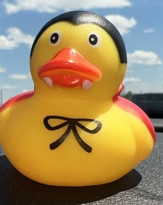 Rubber Duck Vampire Decor Home Cute Ornament Dracula Halloween Ducky Normal Size - Picture 1 of 4