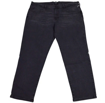 Pantalones de mezclilla para hombre Hudson Byron rectos 42 gris mezcla de algodón Foto 1 de 4