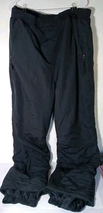 L.L. Bean Black Women's Extra Large Insulated Thermore Adult Snow Pants - Picture 1 of 2
