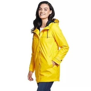 Women's Weatherproof Hooded Rain Slicker XL - Picture 1 of 7