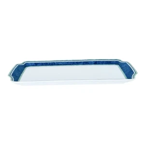 Bandeja para servir sándwiches Villeroy & Boch COSTA 3 azul verde 13 7/8" NUEVO - Imagen 1 de 7