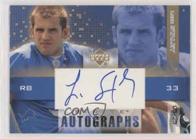 2003 Upper Deck Finite Auto Gold /25 Luke Staley #FA-LS Auto - Image 1 of 2