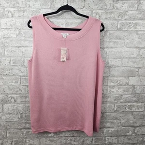 NWT Dressbarn Women's Size 2X 18/20 Sweater Tank Top Pink - Picture 1 of 6