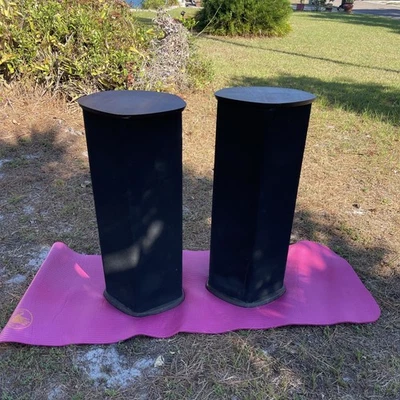 Vintage DCM Time Window Stereo Speakers Matched Set Serial# 18875 & 18876 Works - Image 1 of 4