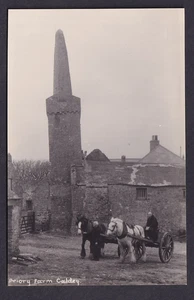 Wales Pembrokeshire Tenby CALDEY ISLAND Priorat Mönch + Wagen um 1950/60er Postkarte - Bild 1 von 2