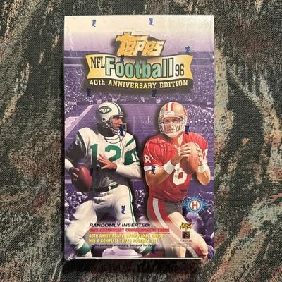 1996 Topps NFL Football 40th Anniversary Edition Sealed Box - Image 1 of 2