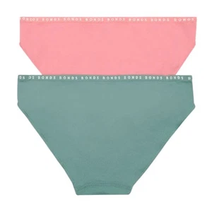 12 X Bonds Womens Seamless Hipster Bikini Underwear Pink/ Teal Briefs - Picture 1 of 7