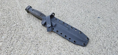 WWW.ARMORSHEATHS.COM M7 Bayonet Custom Kydex Sheath, Cross Guard Strap, Blk, GEN-CUT, IMPERIAL