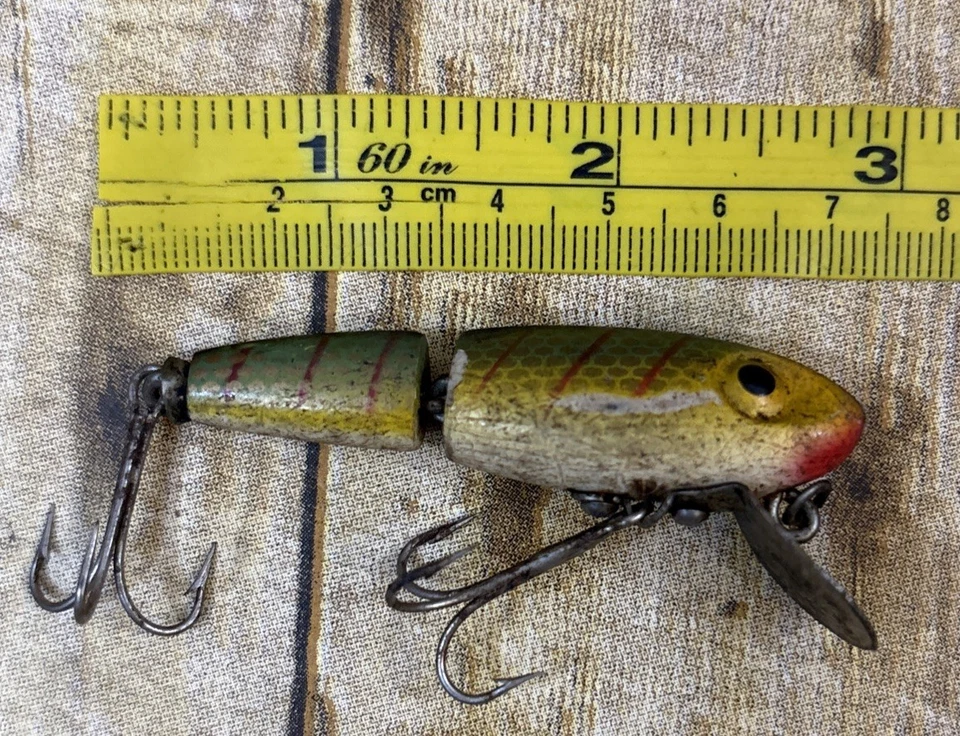 Wright McGill Miracle Minnow Lure Vintage Jointed - Image 1 of 4