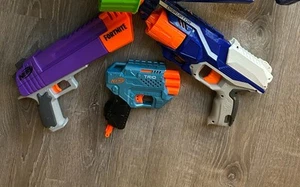 Nerf Soft Dart Gun Lot of 3 Fortnite - Picture 1 of 4