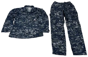 Neu Marine Arbeitsuniform Neu mit Etikett Typ I blau Bluse & Hose Trouser Medium Regular - Bild 1 von 10