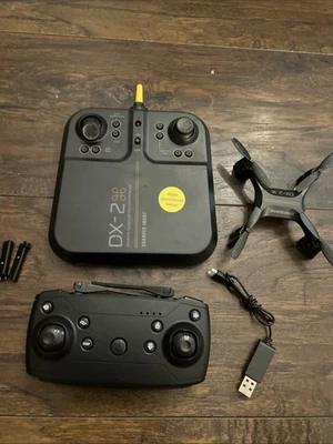 Sharper Image DX-2 Rechargeable Remote Quadcopter/ Stunt Drone/Tested/Used - Image 1 of 2