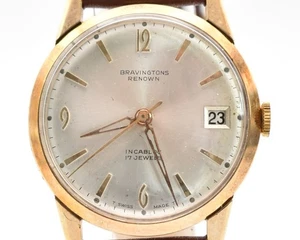 Bravingtons Renown Incabloc 17 Jewell Swiss Made Wristwatch - Picture 1 of 8