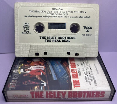 The Isley Brothers The Real Deal 1982 Cassette Tape First Edition VG - Image 1 of 4
