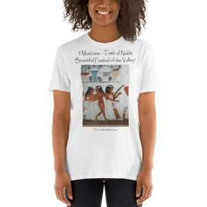 T-shirt unisex manica corta TTWO "3 musicisti, Tomba di Nakht", luci - Foto 1 di 4