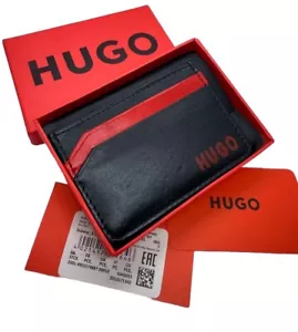 HUGO Subway Business Genuine Leather Card Holder, Brand New In Box - Bild 1 von 7