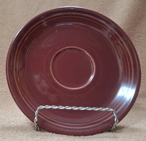 Vintage FIESTAWARE 6” Saucer FIESTA Vintage CINNABAR - Picture 1 of 2