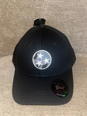 Tennessee State Tri-Star Embroidered Snapback Cap Black NEW W/TAGS - Image 1 of 4