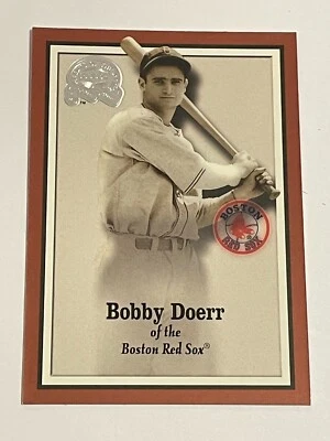2000 Fleer Greats of the Game Baseball #35 - Bobby Doerr - Boston Red Sox - Image 1 of 2