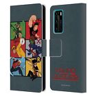 Official Young Justice Graphics Leather Book Wallet Case For Huawei Phones 4