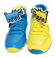 reebok pump running dual x keith haring