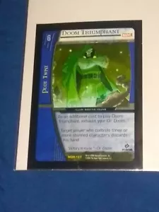 VS System: Doom Triumphant (EA) Damaged VS Promos & EA TCG CCG Classic Marvel D - Picture 1 of 3