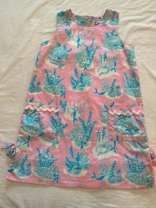 Lilly Pulitzer Girl's Classic Shift - Under The Sea, Sz 10, mermaid, HTF Rare HG - Picture 1 of 9