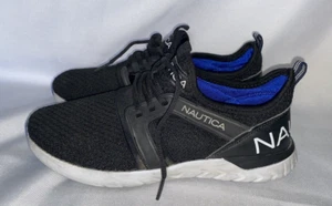 Nautica schwarz & blau/weiß Mädchen Schuhe Größe 4 - Bild 1 von 4