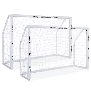 Fussballtor Outdoor Fußballtor 180x2 Stück mit Torwand für Erwachsene und Kinder - Bild 1 von 8
