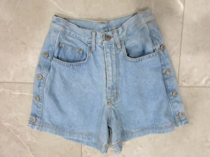 Vintage PS Gitano Womens Jean Shorts Size 9 /10 High Rise 90s Run Small (27"x4") - Picture 1 of 5