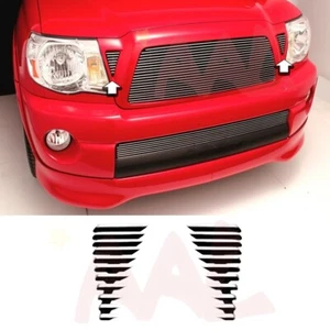 FOR 2011 TOYOTA TACOMA 2011 UPPER BILLET GRILLE INSERT 2 SIDE HOLE BOLT ON - Imagen 1 de 2