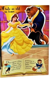 Disney La Bella y la Bestia Tarjeta de Cumpleaños Libro de Cuentos Tarjeta de Cumpleaños con Sobre - Imagen 1 de 4