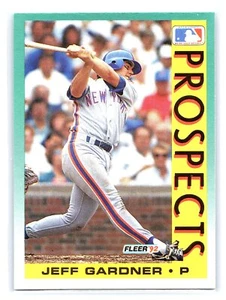 1992 Fleer #675 Jeff Gardner Baseball New York Mets - Picture 1 of 2