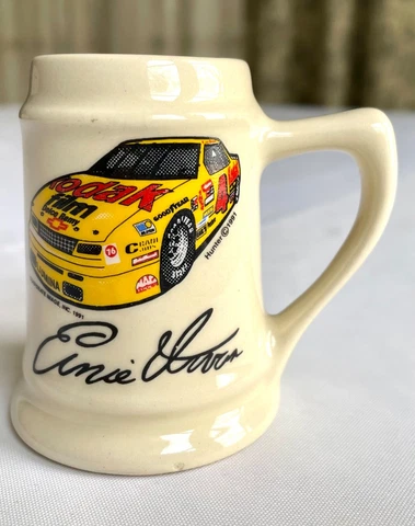 1991 Mini Stein, Ernie Irvan Kodak Car 4, Swervin' Irvan '91 Nascar Winner HOF Cover