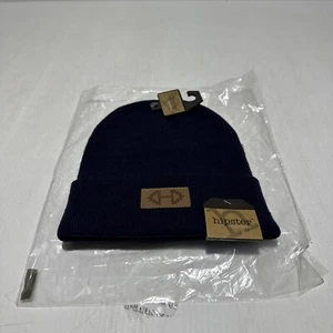 Hipster Headwear Acrylic Blue Beanie One Size New - Picture 1 of 5