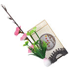 Dining Table Sushi Plate with Flower Decoration-FI
